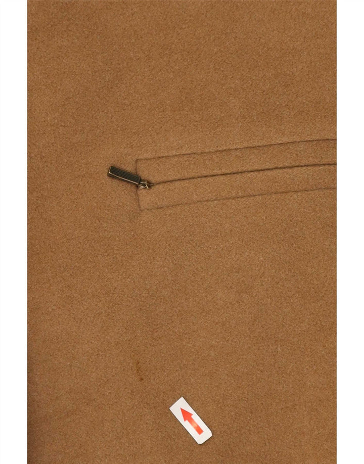 Płaszcz damski Blarney Woolen Mills UK 16, duży, beżowy, wełniany