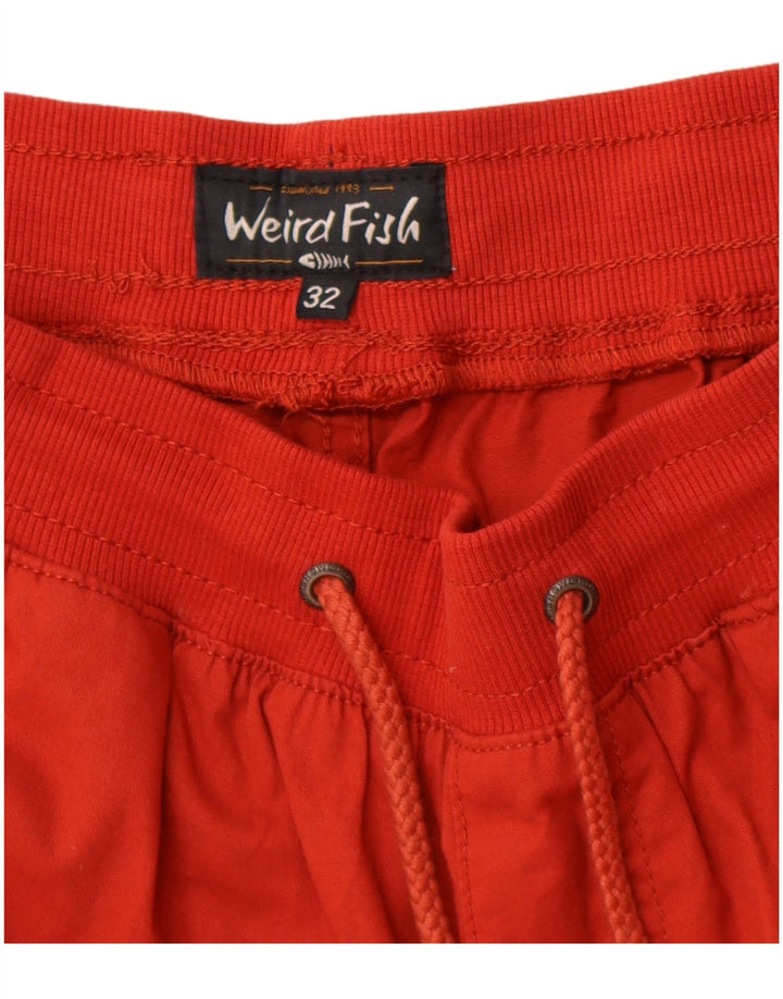 WEIRD FISH Mens Sport Shorts Medium Orange