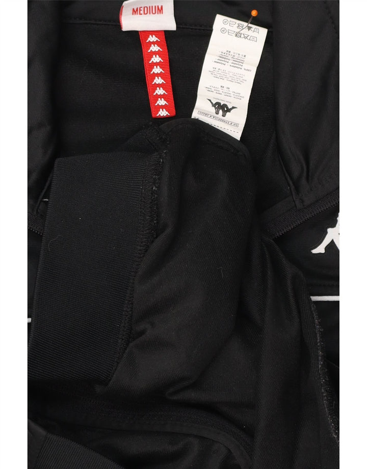 Damska kurtka dresowa KAPPA z grafiką UK 14 w kolorze średniej czerni