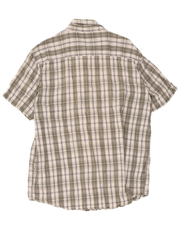 Koszula męska Wrangler z krótkim rękawem o regularnym kroju, 2XL, bawełniana w zieloną kratę