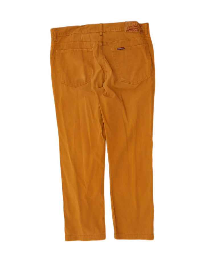 CARRERA Mens Straight Casual Trousers W36 L27 Brown Vintage Carrera and Second-Hand Carrera from Messina Hembry 