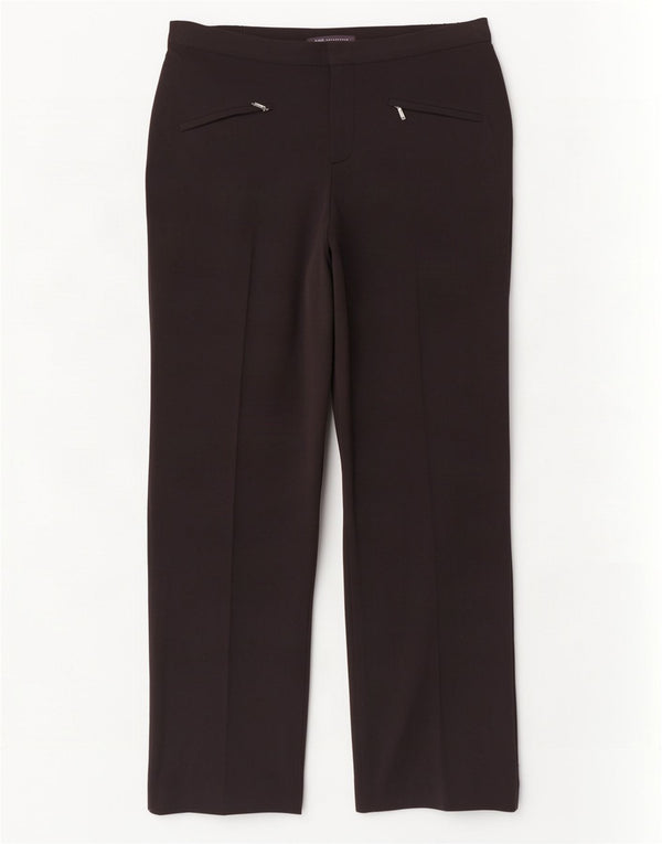 Marks & Spencer Damskie proste spodnie codzienne UK 10 Medium W27 L28 Czarne