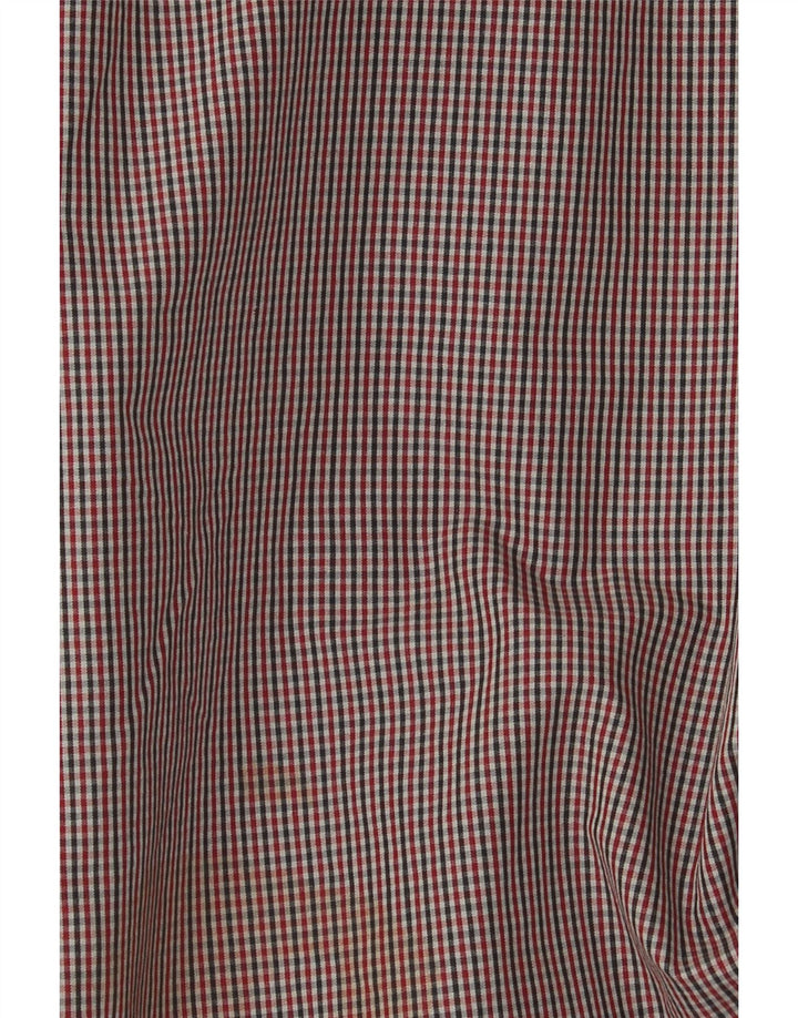 Męska kurtka bomber Quiksilver UK 42 XL, czerwona bawełniana kratka