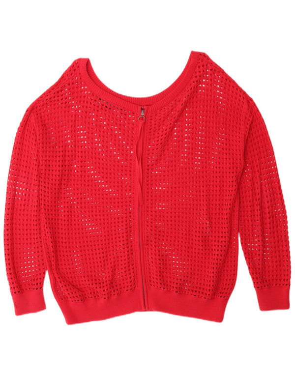 Damski sweter oversize French Connection UK 14, średni czerwony