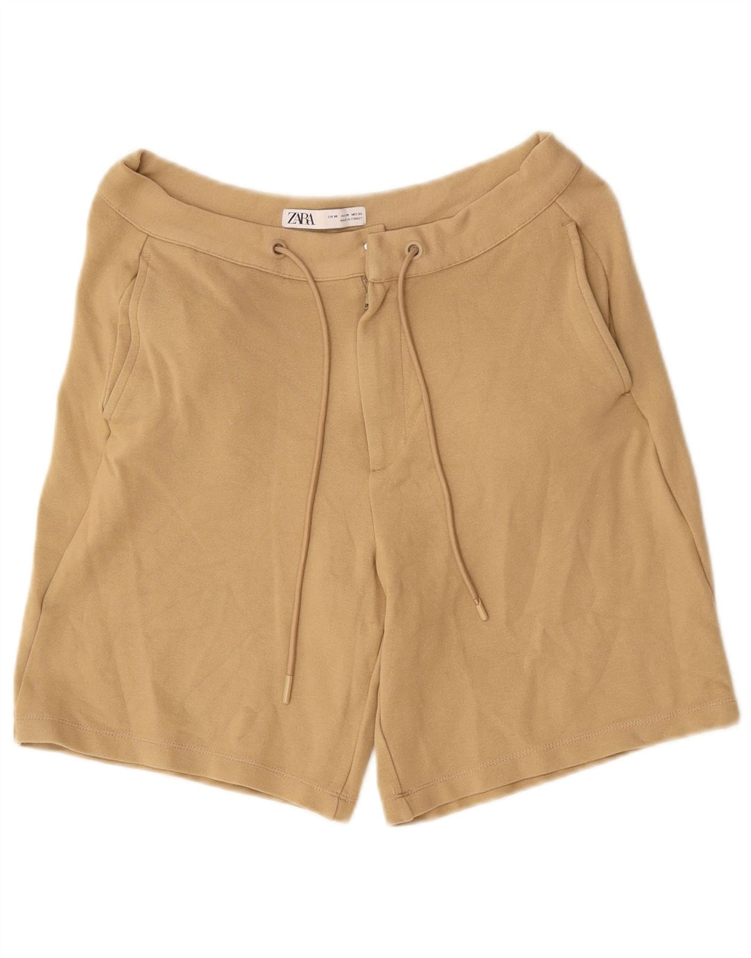 Damskie spodenki chino Zara Medium W31 beżowa wiskoza