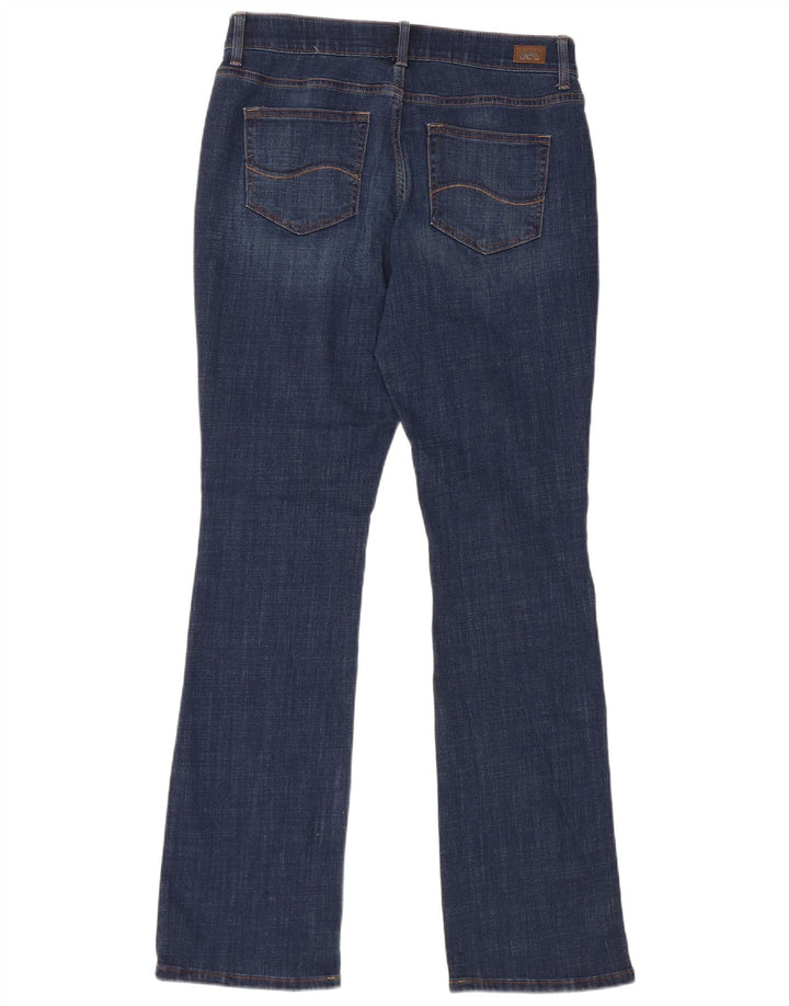 Damskie jeansy Lee Bootcut ze średnim stanem i regularnym krojem, US 12, duże, W32 L33, niebieskie
