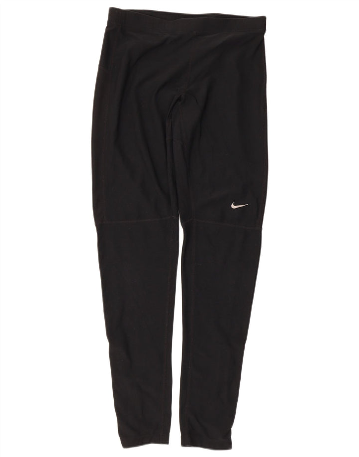 Damskie legginsy Nike Dri Fit UK 14, duże, czarne, poliestrowe
