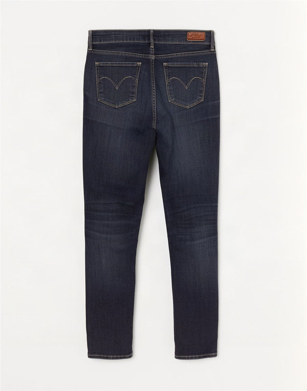 Damskie jeansy skinny z niską talią Levi's W28 L32 Niebieska bawełna
