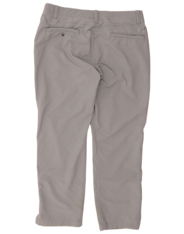 Męskie proste spodnie chino Under Armour W38 L30 Szary nylon
