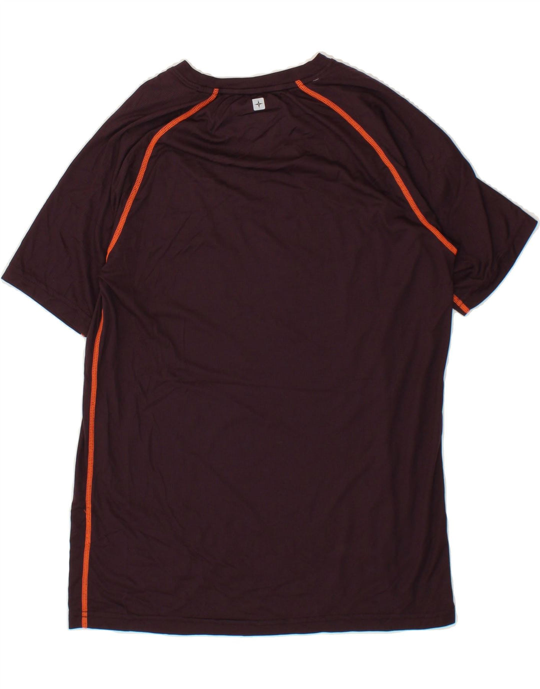 MOUNTAIN WAREHOUSE Mens T-Shirt Top Small Burgundy Polyester Vintage Mountain Warehouse and Second-Hand Mountain Warehouse from Messina Hembry 