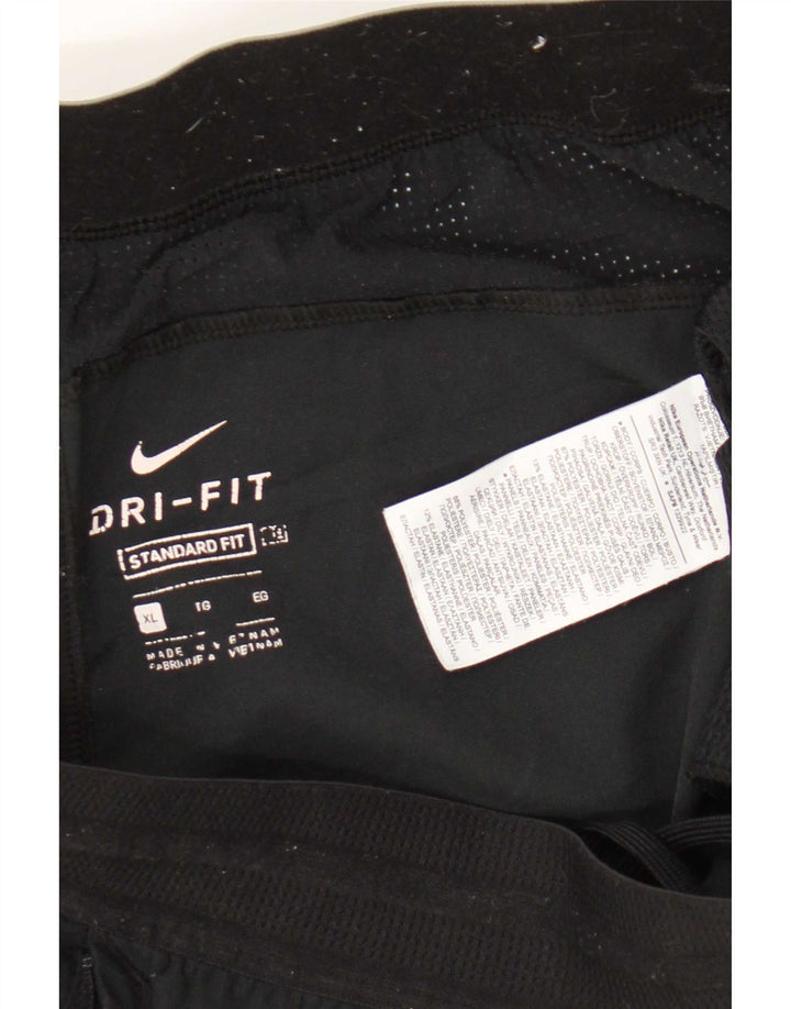 Męskie spodenki sportowe Nike Dri Fit Standard Fit XL, czarne, poliestrowe