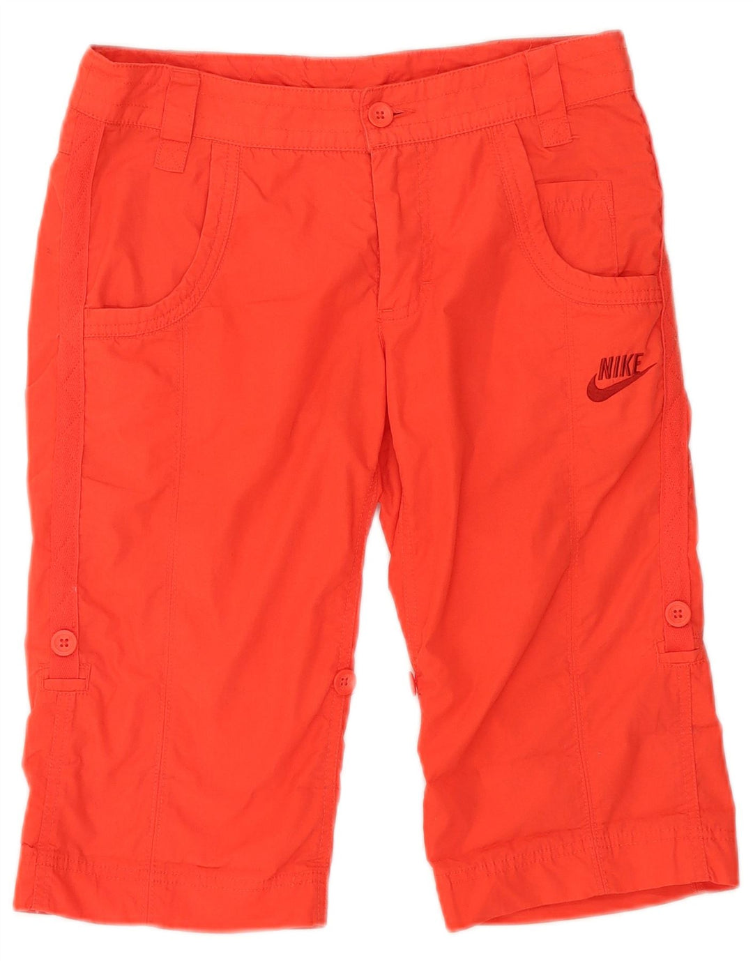 Damskie bermudy Nike UK 10 małe W30 czerwone, poliestrowe