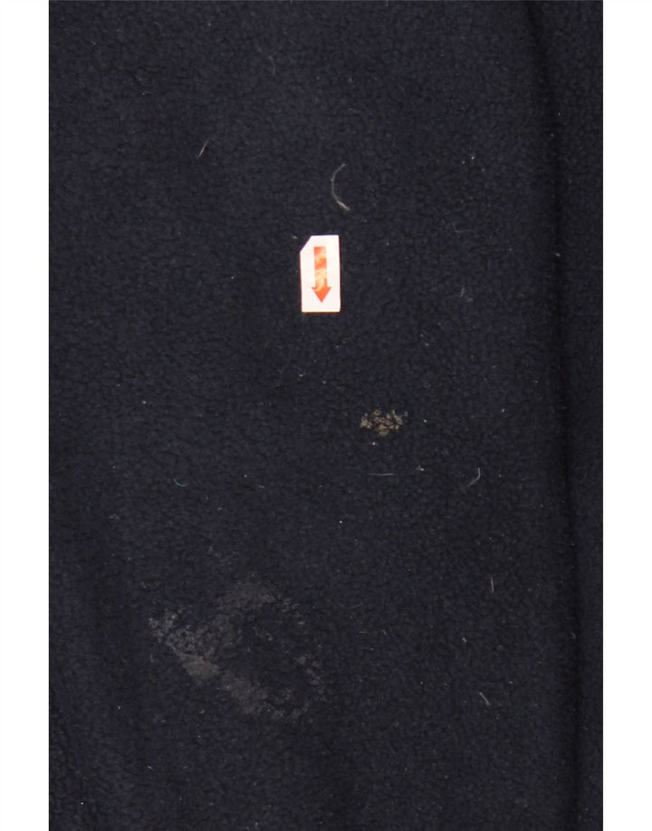 Męski sweter polarowy KAPPA z zamkiem błyskawicznym, mały, granatowy, poliester