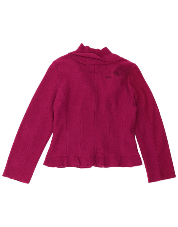 Fenn Wright Manson Damska marynarka zapinana na 2 guziki UK 16, duża, różowa, w kwiaty