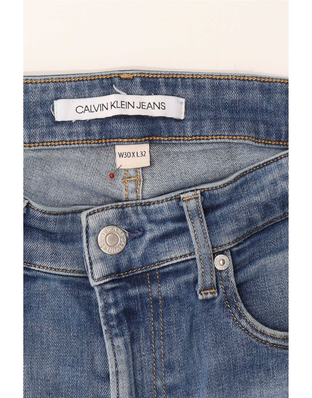 Męskie jeansy Calvin Klein W30 L32 Niebieskie
