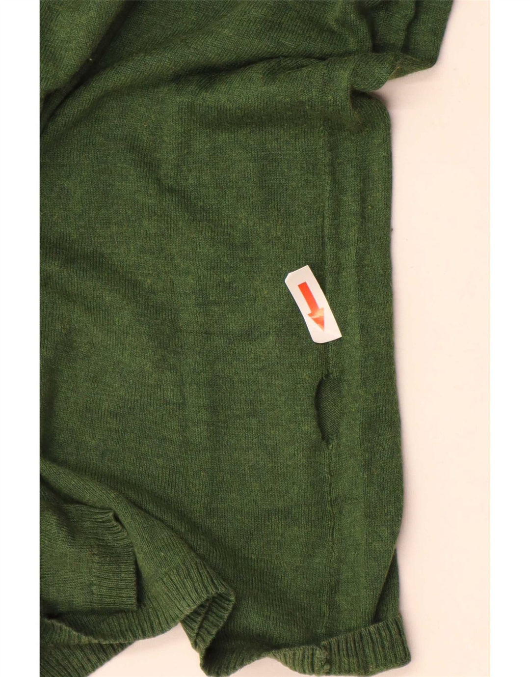 Massimo Dutti Womens Boat Neck Jumper Sweater UK 12 Medium Green Silk