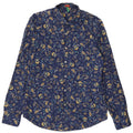 Koszula męska BENETTON Slim Medium granatowa w kwiaty