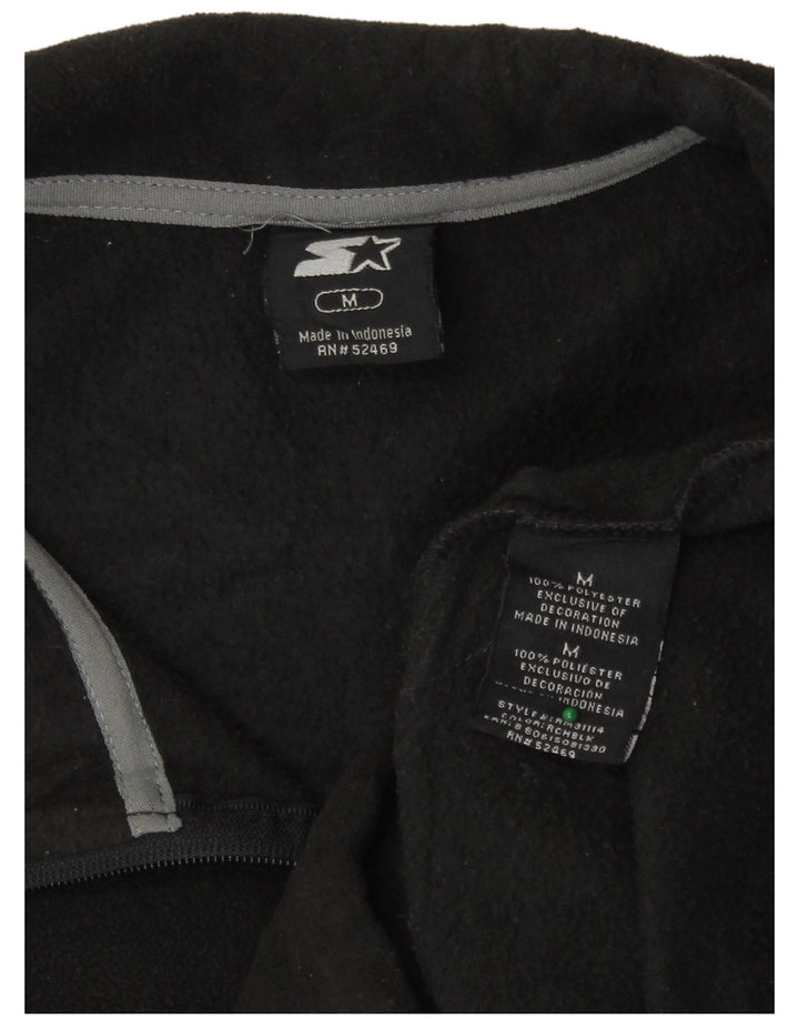 Męska kurtka polarowa Starter UK 38, średni czarny poliester