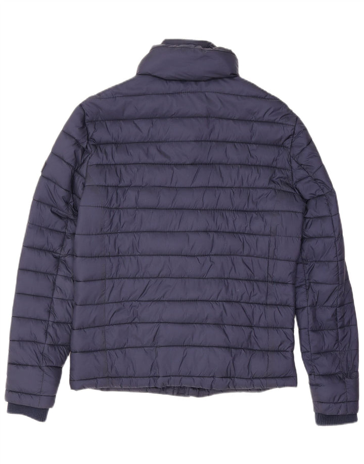 Męska ocieplana kurtka Superdry UK 36, mała, granatowa, nylonowa