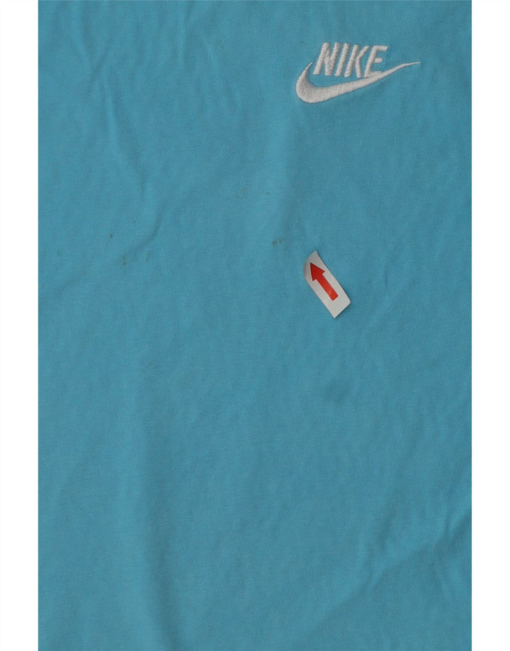 T-shirt damski NIKE Top UK 10 Small, niebieski, bawełniany