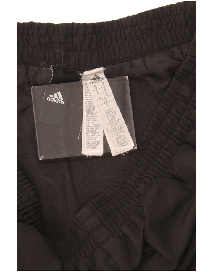 ADIDAS Mens Tracksuit Trousers Joggers Medium  Black Polyester