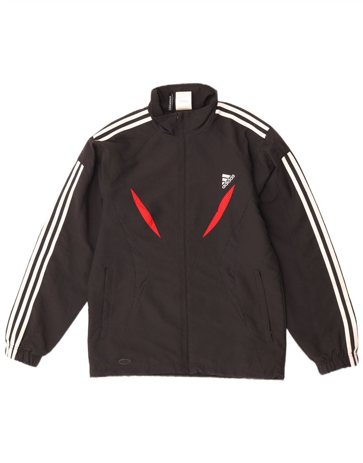 Adidas Męska kurtka przeciwdeszczowa Clima 365 UK 34 XS Czarny poliester z blokami kolorów