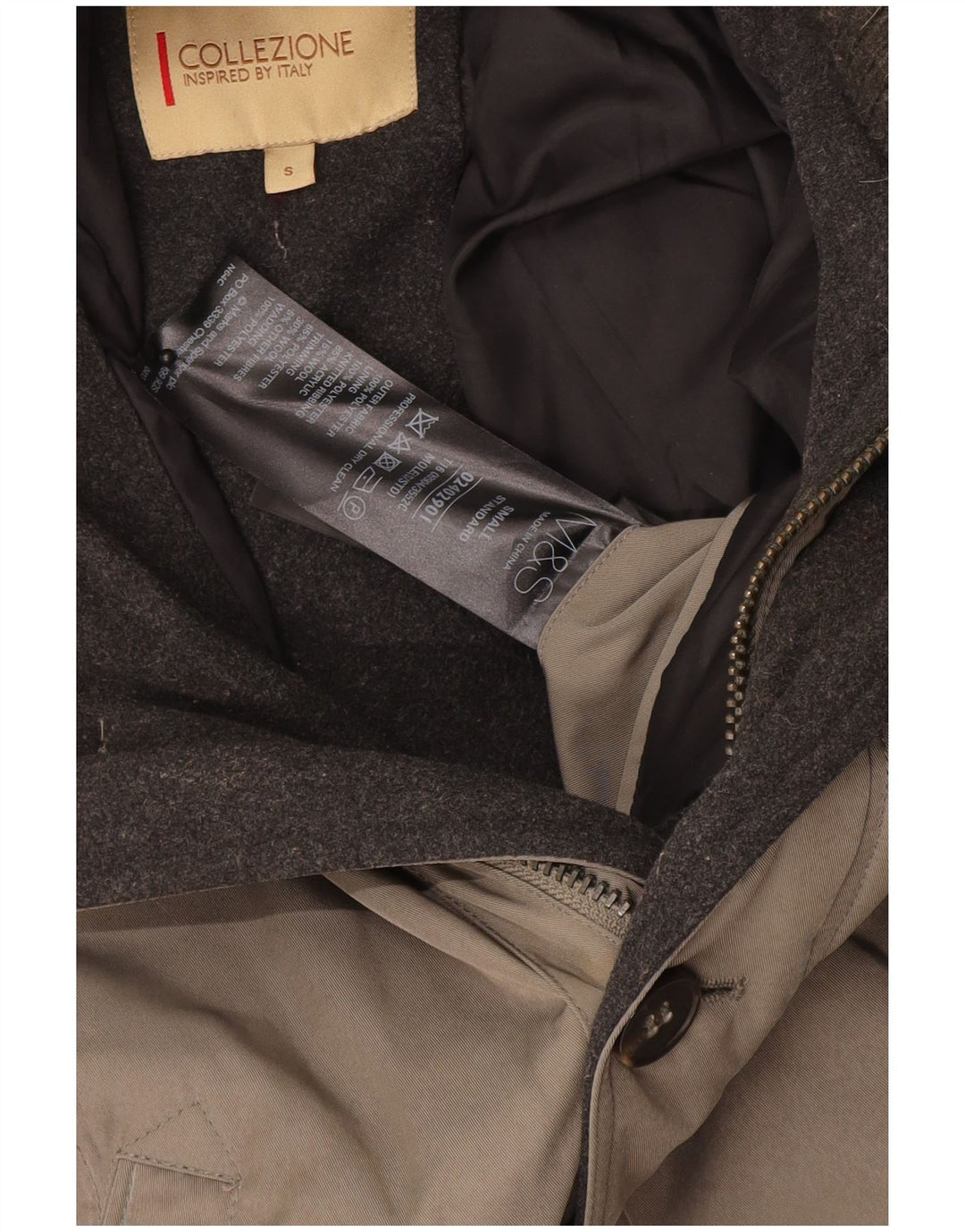Marks & Spencer Damska kurtka wojskowa oversize UK 10, mała, beżowa