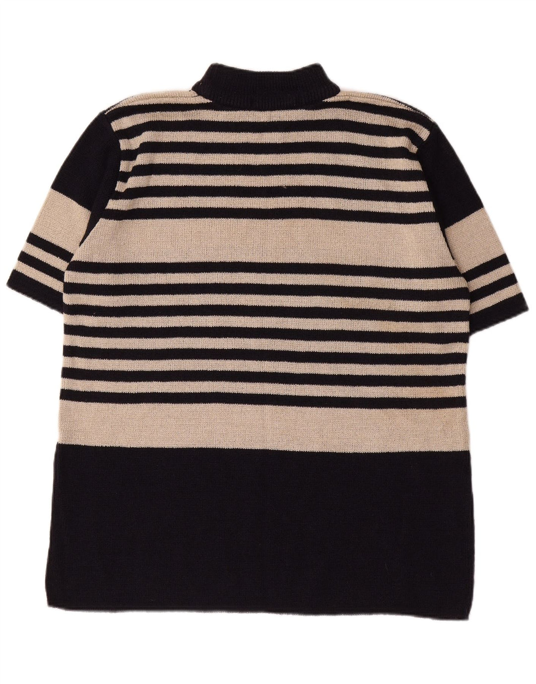 ST. BERNARD Damski sweter z golfem UK 14/16, duże czarne paski