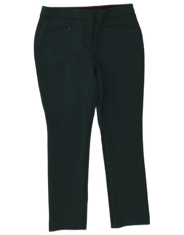 Spodnie damskie Marks & Spencer Slim Casual UK 12 Medium W30 L26 Zielone
