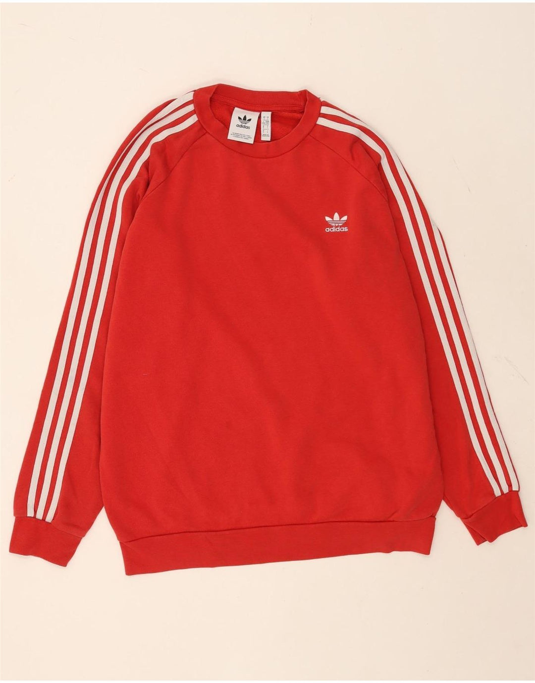 Adidas Męska Bluza Sweter Duża Czerwona Bawełna