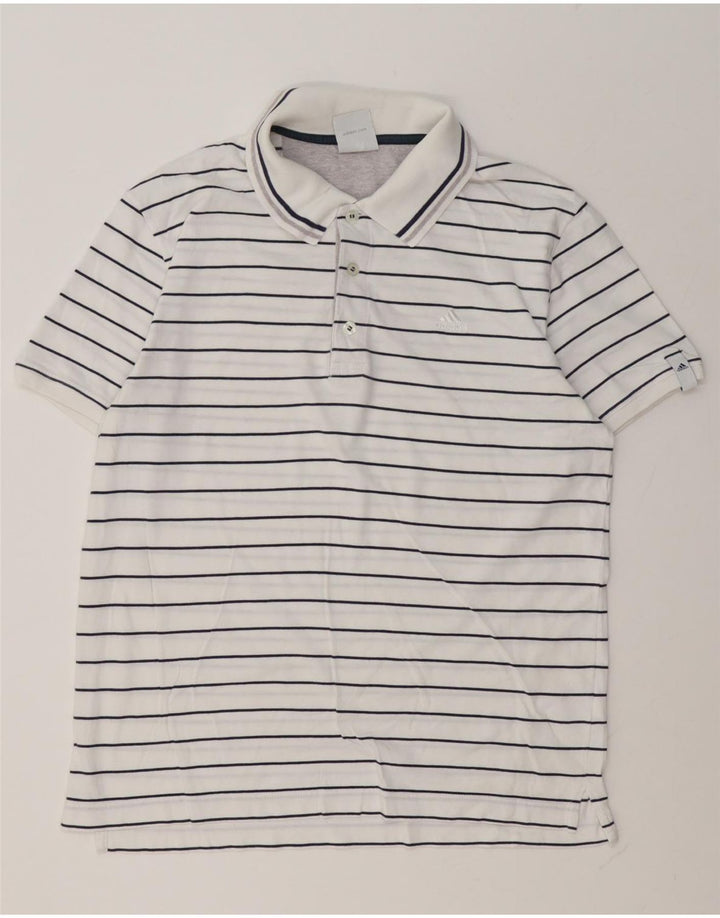Męska koszulka polo Adidas UK 40/42 Średnia biała bawełna