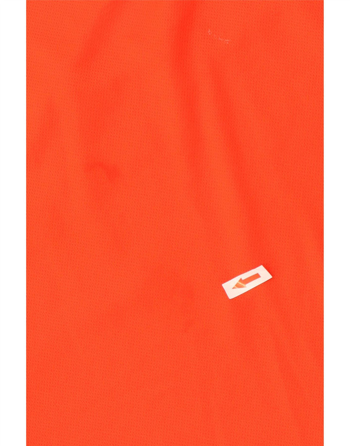 Adidas Męska koszulka Climalite Top, duża, pomarańczowa, poliestrowa