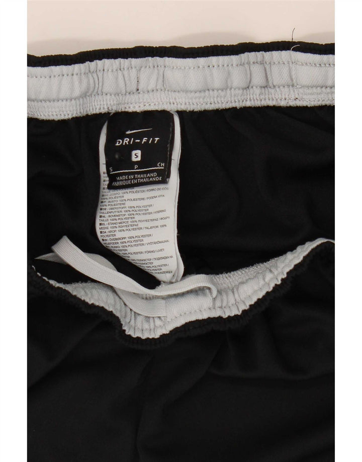 Męskie spodnie dresowe Nike Dri Fit, mały, czarny poliester z blokami kolorów