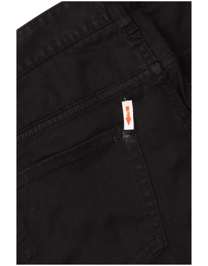 Męskie jeansy slim Hugo Boss W34 L34 Czarne bawełniane
