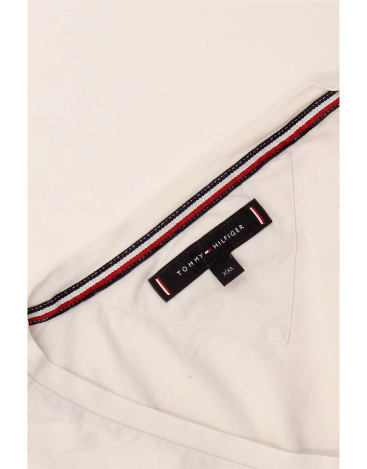 T-shirt męski Tommy Hilfiger Top 2XL w kolorze białym