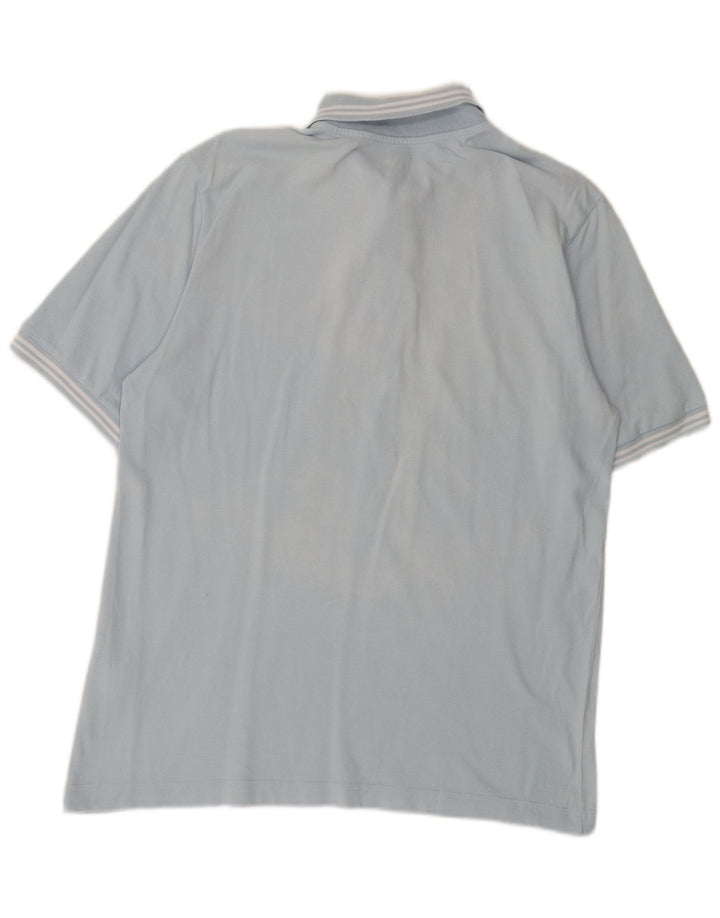 Męska koszulka polo Kappa, duża, niebieska, bawełniana