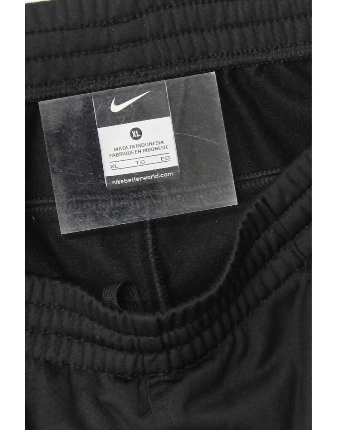NIKE Mens Tracksuit Trousers XL  Black Colourblock Polyester Vintage Nike and Second-Hand Nike from Messina Hembry 