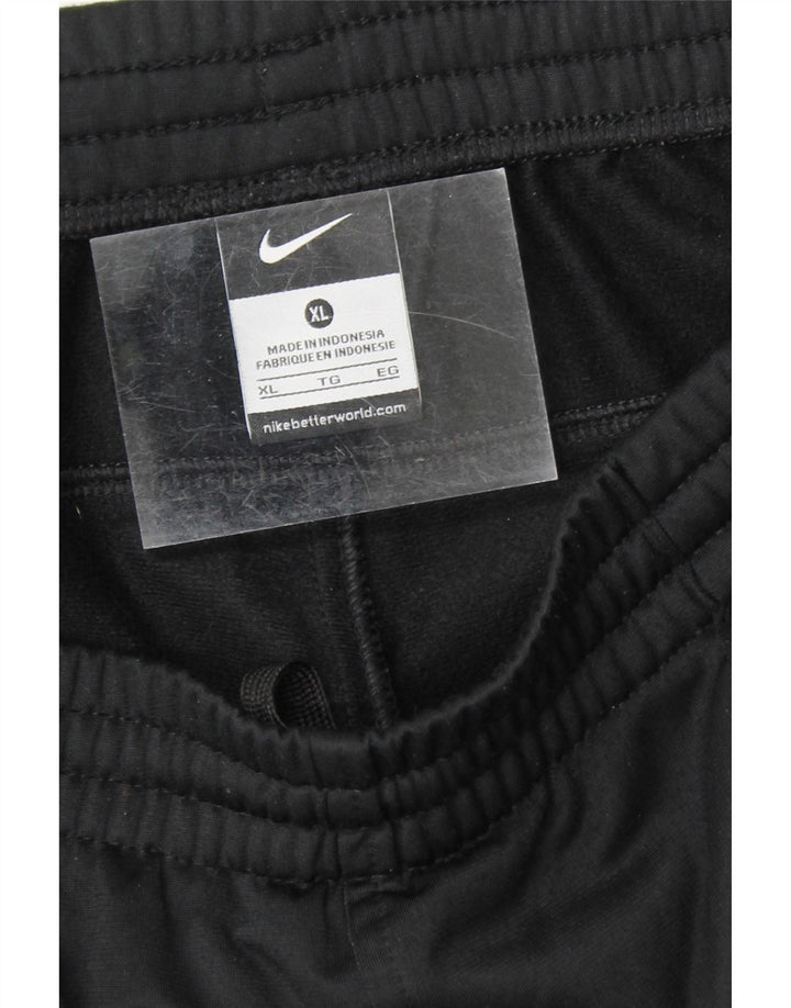 NIKE Mens Tracksuit Trousers XL  Black Colourblock Polyester Vintage Nike and Second-Hand Nike from Messina Hembry 