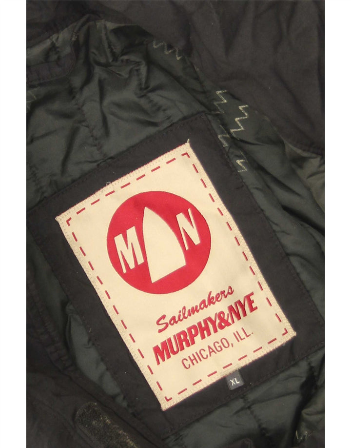 Męska kurtka bomberka Murphy & Nye UK 42 XL, czarna, poliamidowa