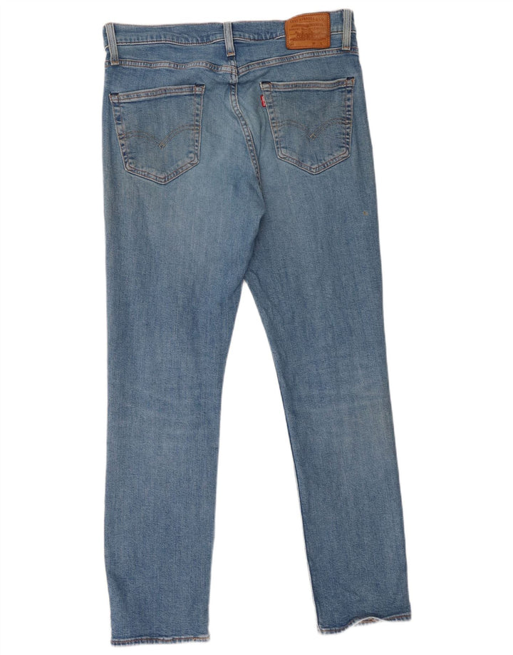 Męskie jeansy slim fit Levi's W34 L30 Niebieskie bawełniane