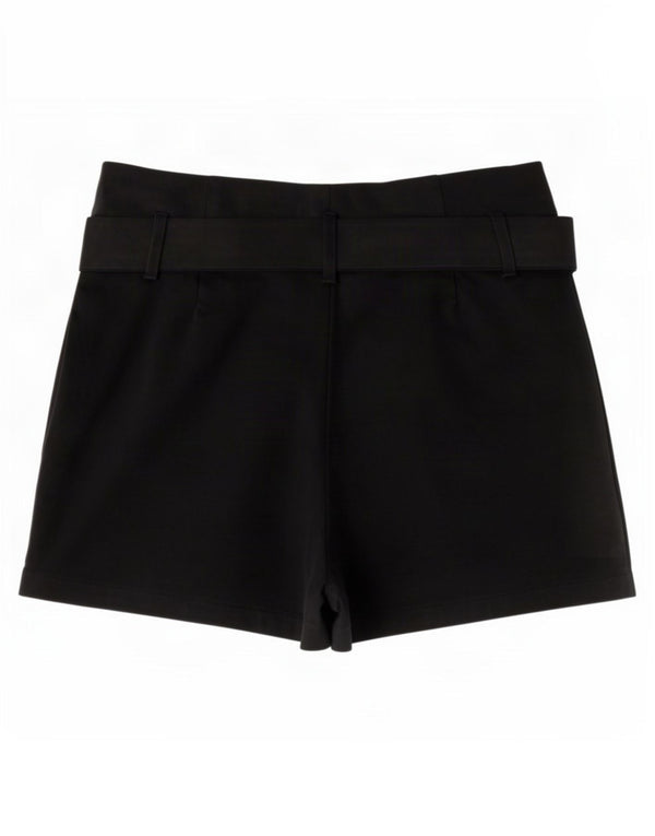 Damskie spodenki chino z wysokim stanem Zara, małe W26, czarne