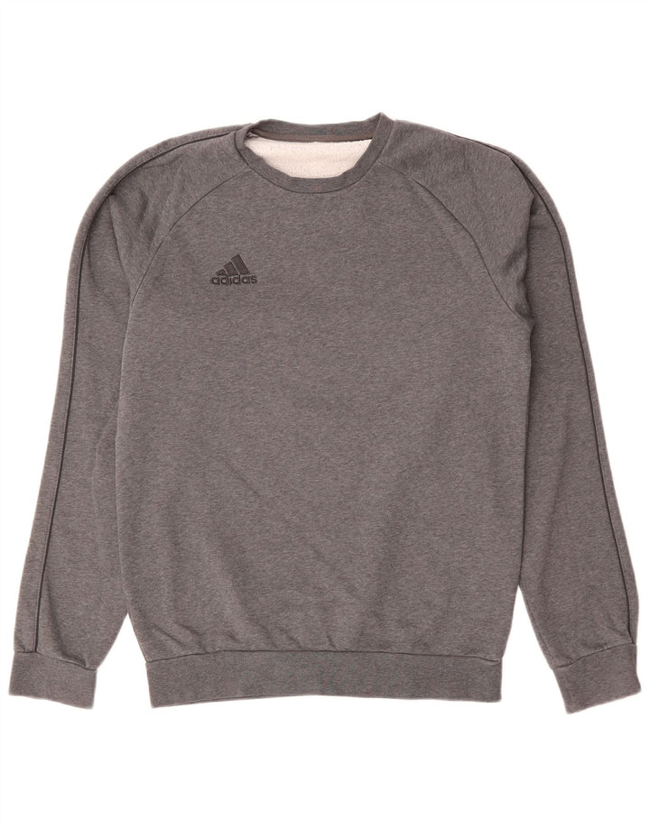 Bluza męska Adidas, mała, szara, bawełniana