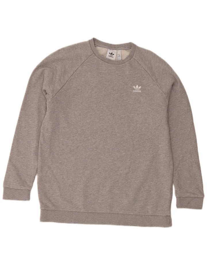 Bluza męska Adidas XL, szara, nakrapiana bawełna