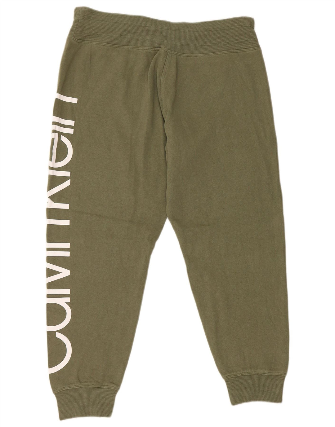 Damskie spodnie dresowe CALVIN KLEIN z grafiką Joggers UK 14 Medium Khaki