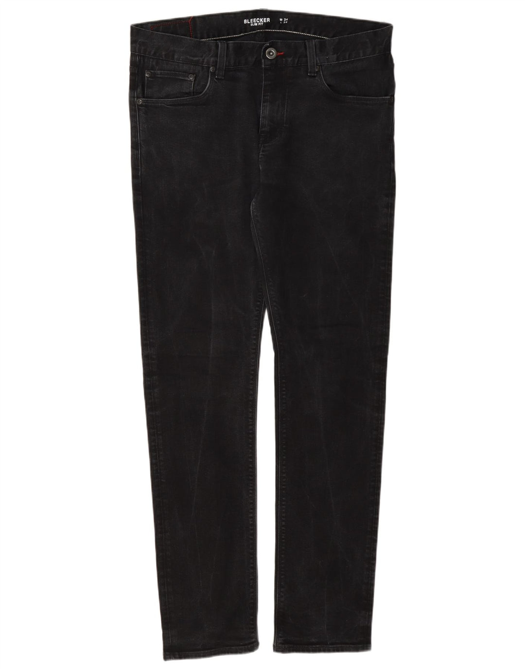 Wrangler Męskie Bleecker Slim Jeans W34 L34 Szara bawełna