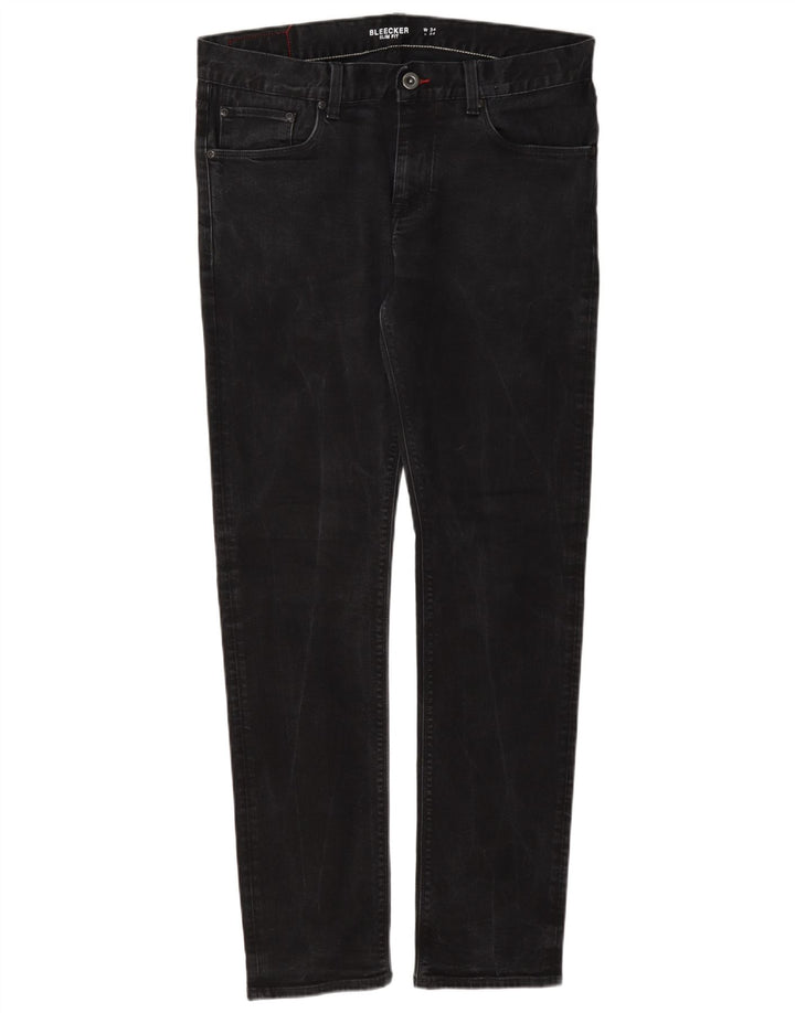 Wrangler Męskie Bleecker Slim Jeans W34 L34 Szara bawełna