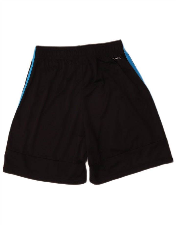 Męskie spodenki sportowe Adidas Climalite, małe, czarne, poliestrowe