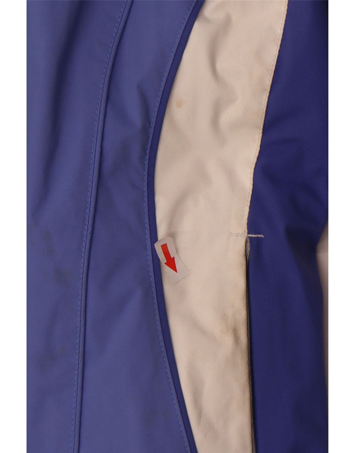 Damska kurtka wiatrówka Columbia Interchange UK 10 Small Blue Colorblock