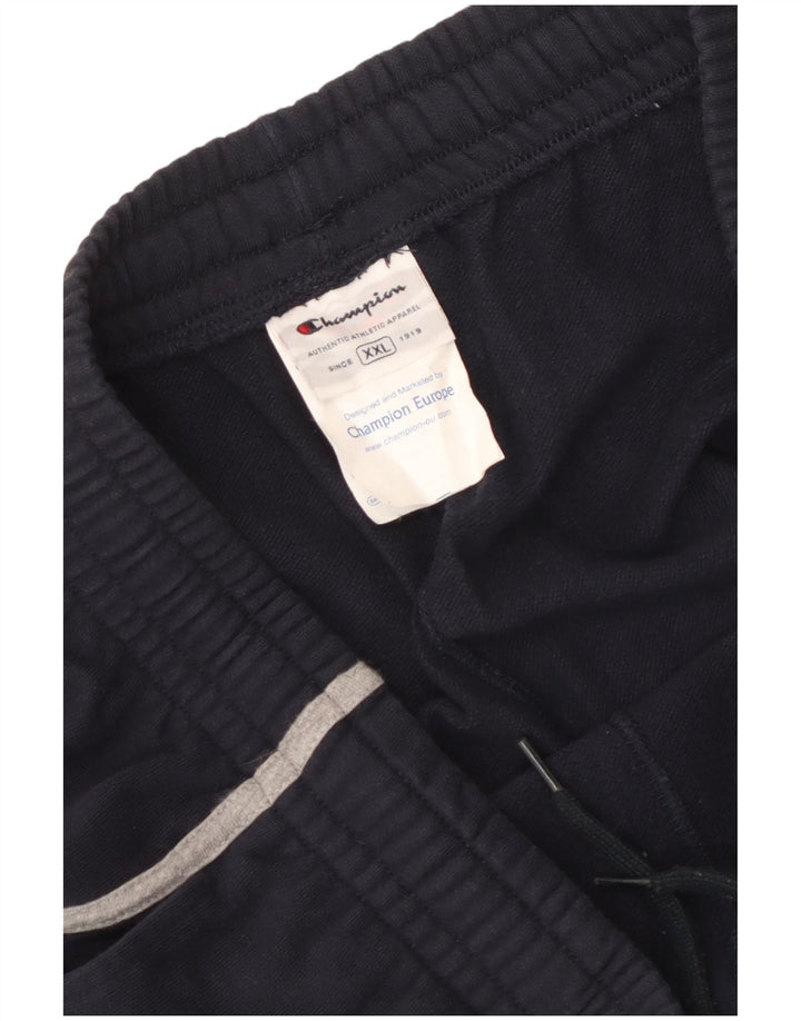Męskie spodnie dresowe Champion, 2XL, granatowe, bawełniane