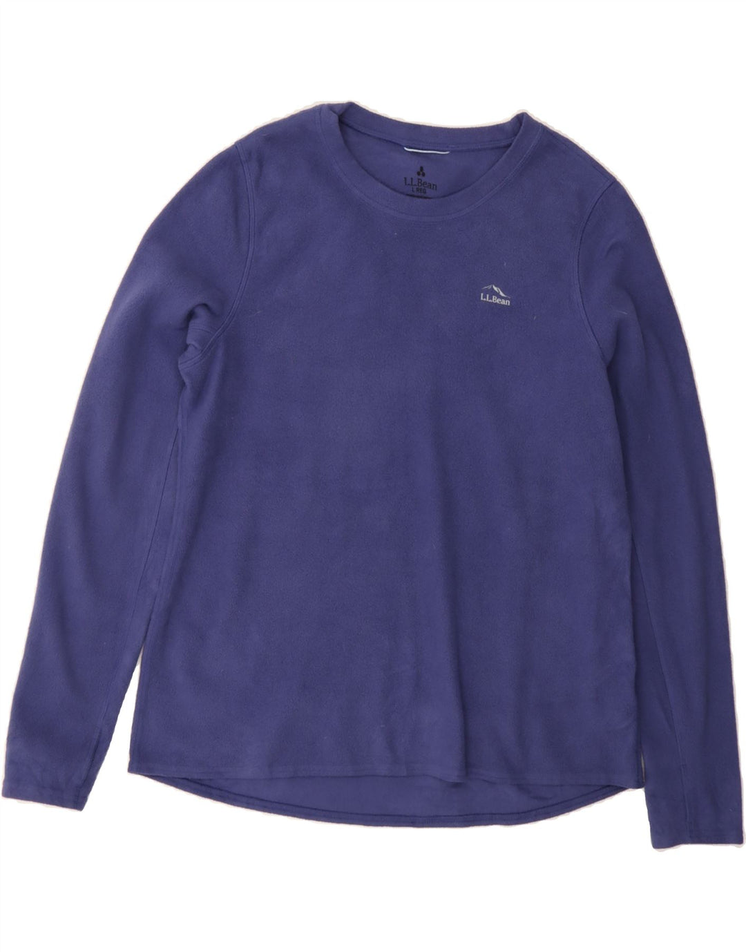 L.L.BEAN Womens Fleece Jumper UK 16 Large Purple Polyester Vintage L.L.Bean and Second-Hand L.L.Bean from Messina Hembry 